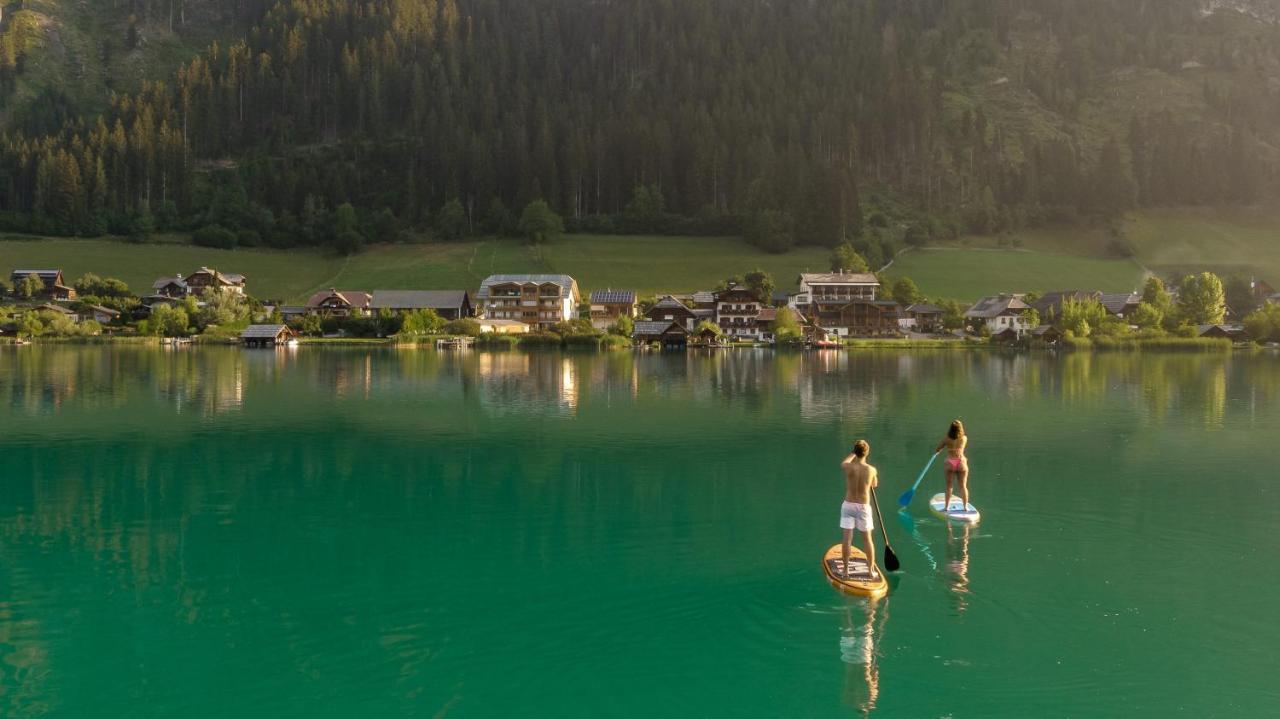 Hotel Ferienhof Hoffmann Weissensee Exterior foto