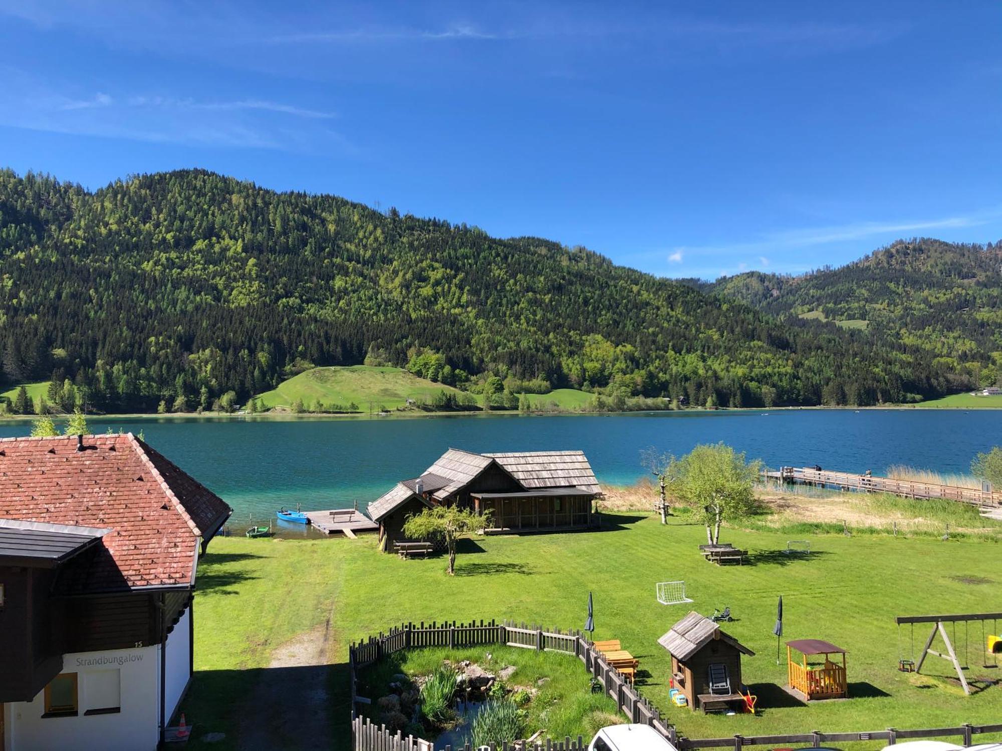 Hotel Ferienhof Hoffmann Weissensee Exterior foto